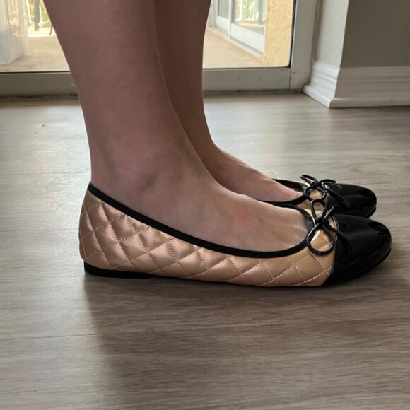 Women’s Flats Comfortable Dressy Ballet Flats Shoes for Casual Bow Pink Flats - Picture 4 of 9